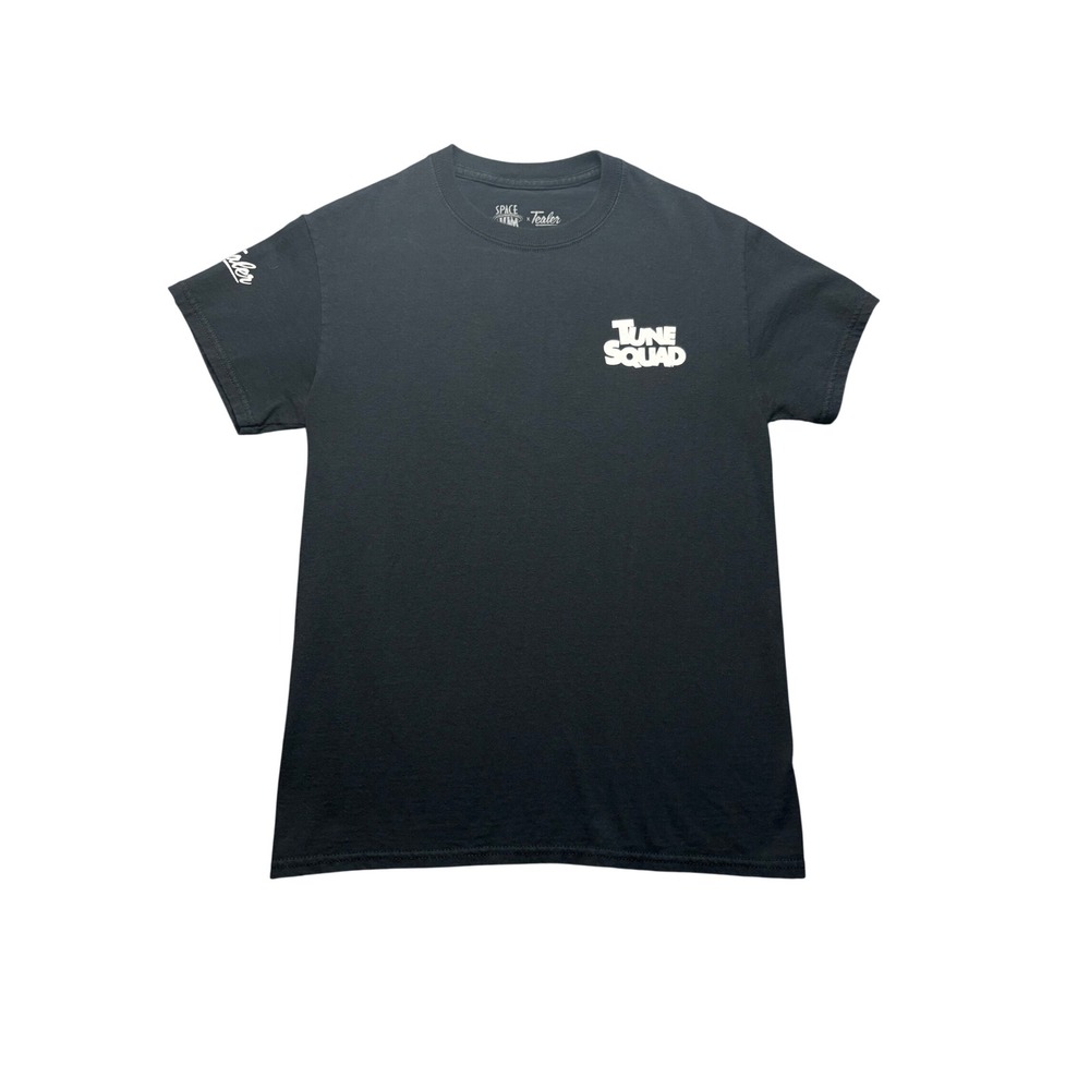 Tealer Space Jam T Shirt Small Black Cotton Tune Squad Bugs Lola Bunny Graphic
